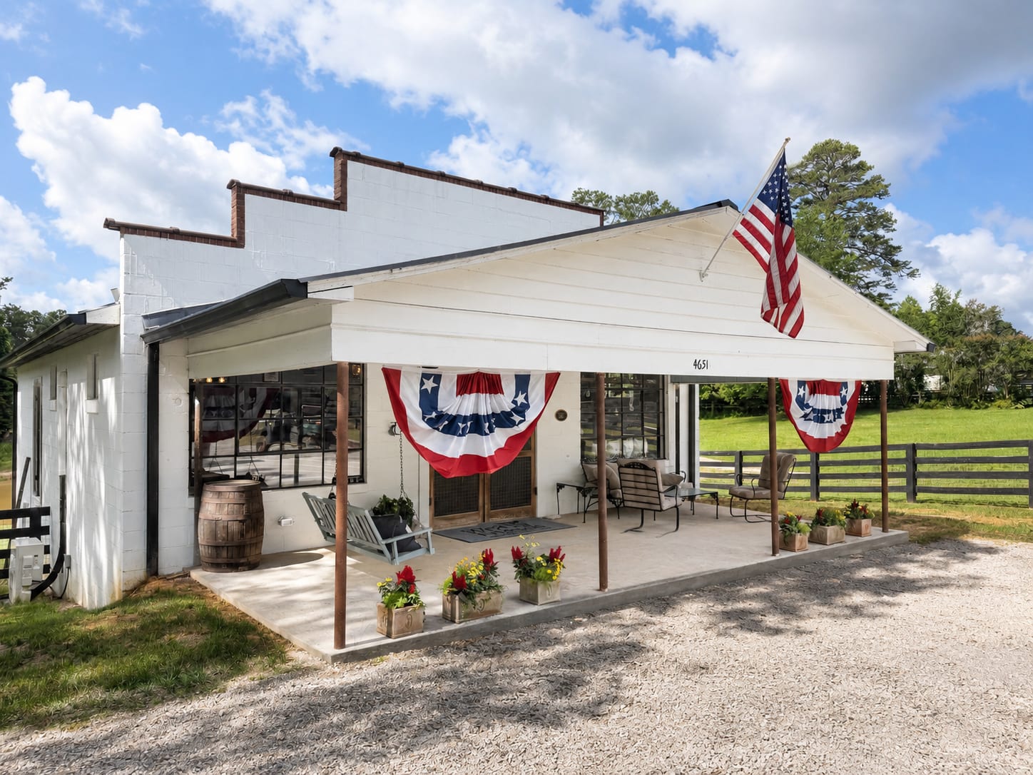 We2Friends Coffeehouse — a restored 1950 general store with welcoming front porch
