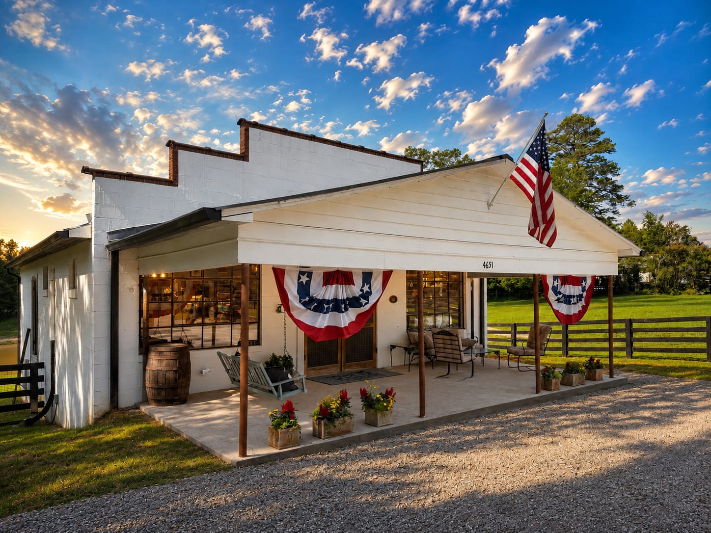 The beautifully restored general store, now We2Friends Coffeehouse, in 2026